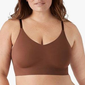 True & Co Cocoa Dark brown True Body Lift Triangle Adjustable Strap Wireless Bra